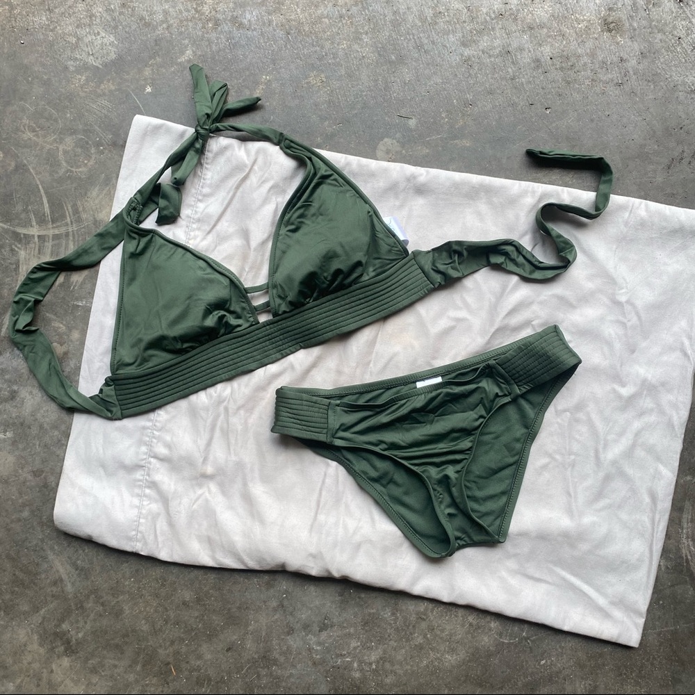 Green bikini